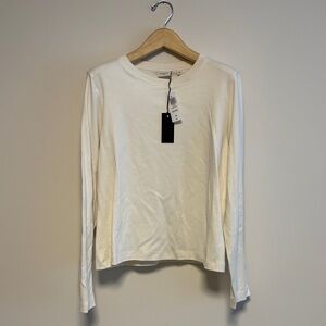 Aritzia babaton birch function cotton long sleeve sz m medium new